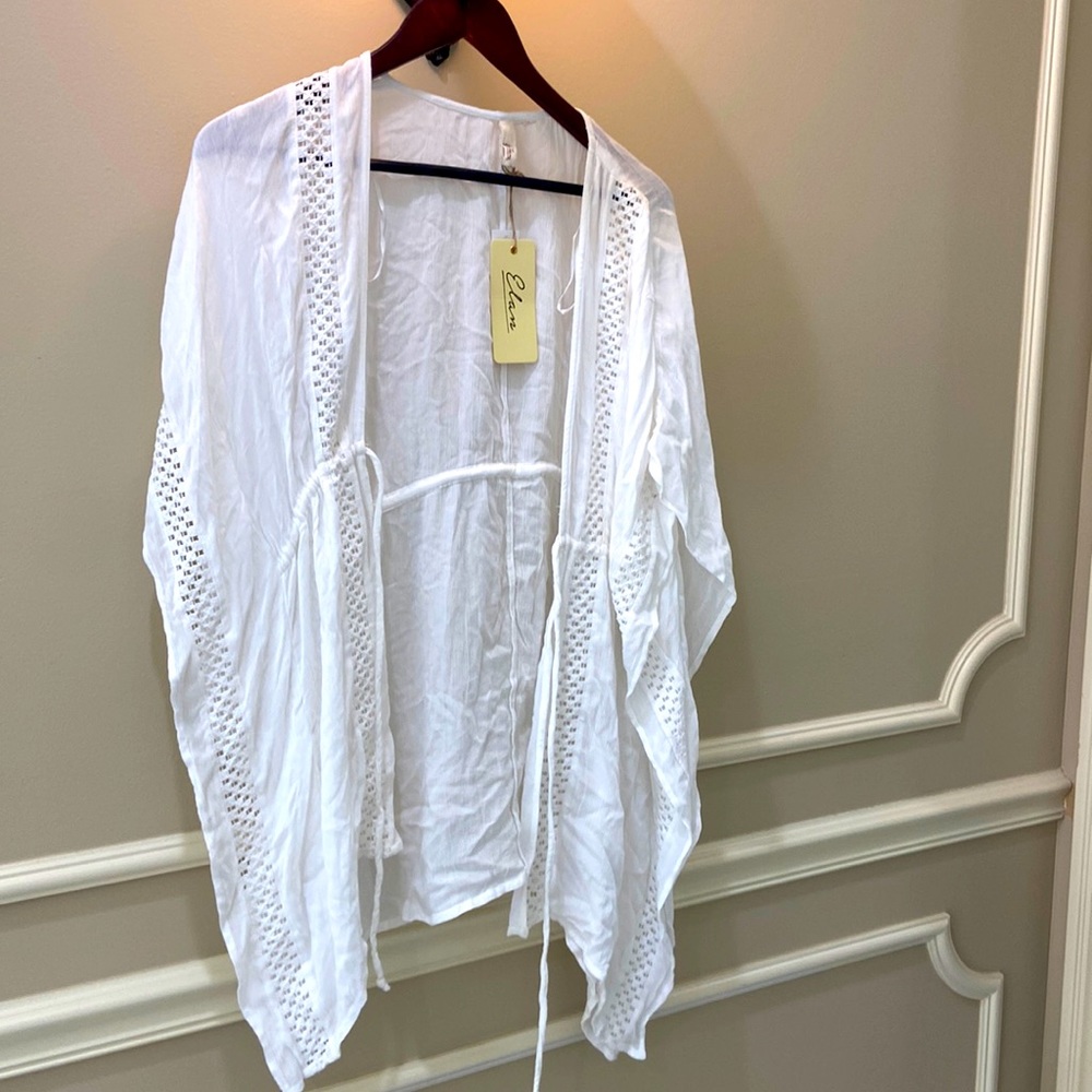 White cover up size small